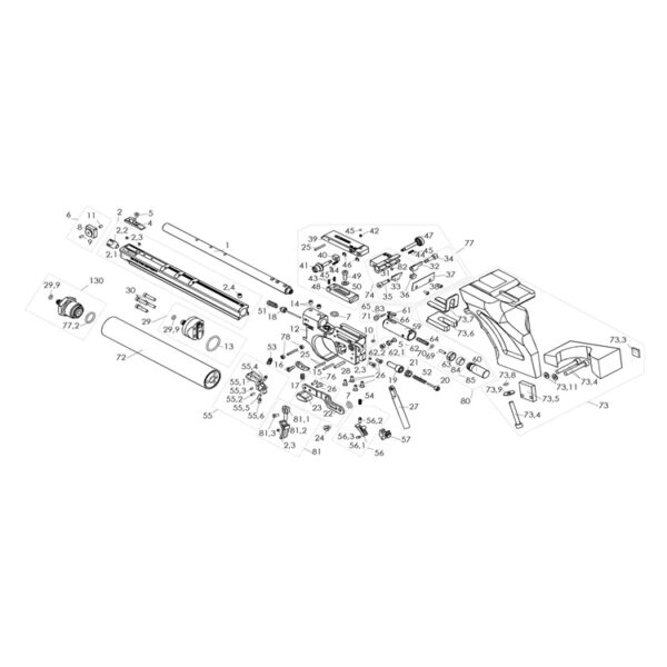 Steyr – Countersunk screw M3x5 For LP 10 E / LP 2 /LP 2 COMPACT / LP10 / LP10 COMPACT - Image 2